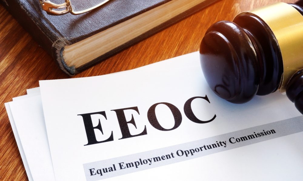 EEOC equal employment opportunity commission report and gavel